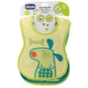 CHICCO Set Bavaglini 6m+ Assortiti (3 Pezzi) Azzurro/Verde