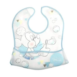 Bavaglino A Strappo Con Tasca Mickey Mouse Tender