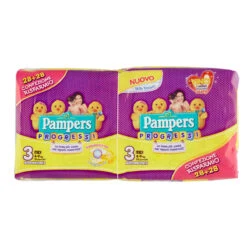 Pampers® Pannolini Progessi 3 Midi (4-9 Kg) Confezione Da 56 Pezzi