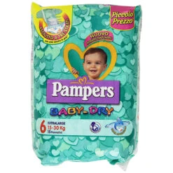 Pampers® Pannolini Baby Dry XL 6 15 Pezzi