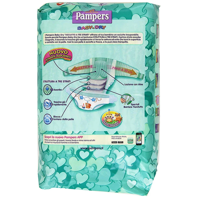 Pampers® Pannolini Baby Dry XL 6 15 Pezzi 2 Pampers® Pannolini Baby Dry XL 6 15 Pezzi - immagine 2