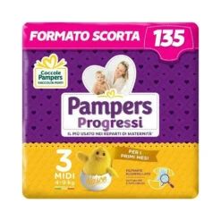 Pampers® Pannolini Progressi Midi 3 Pentapack 135 Pezzi