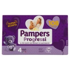 Pampers® Pannolini Progressi Maxi 4 Pentapack 108 Pezzi