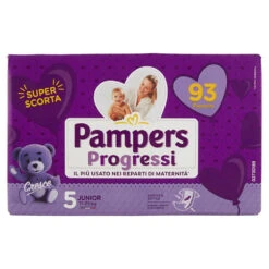 Pampers® Pannolini Progressi Junior 5 Pentapack 93 Pezzi