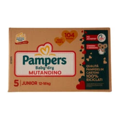 Pampers® Pannolini Mutandina Baby Dry 5 Junior 104 Pezzi