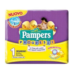 Pampers® Pannolini Progressi 1 Newborn (2-5 Kg) Confezione Da 28 Pezzi