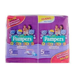 Pampers® Pannolini Progressi 5 Junior (11-25 Kg) Confezione Da 40 Pezzi