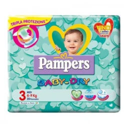 Pampers® Pannolini Baby Dry Midi 3 - Pentapack 140 Pezzi