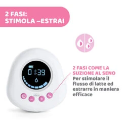 CHICCO Tiralatte Elettrico Naturally Me -Bambini Prodotti Negozio 0079533 tiralatte elettrico naturally me