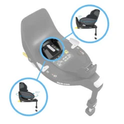 Maxi-Cosi Maxi Cosi Base Isofix Family Fix 360 Con Sistema Girevole Per Seggiolino Auto -Bambini Prodotti Negozio 0082954 maxi cosi base isofix family fix 360 con sistema girevole per seggiolino auto