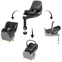 Maxi-Cosi Maxi Cosi Base Isofix Family Fix 360 Con Sistema Girevole Per Seggiolino Auto -Bambini Prodotti Negozio 0082956 maxi cosi base isofix family fix 360 con sistema girevole per seggiolino auto