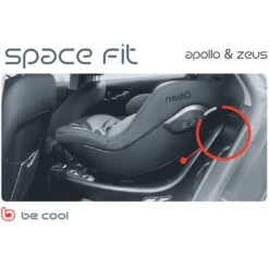 Be Cool Space Fit Per Seggiolino Apollo E Zeus -Bambini Prodotti Negozio 0092502 be cool space fit per seggiolino apollo e zeus