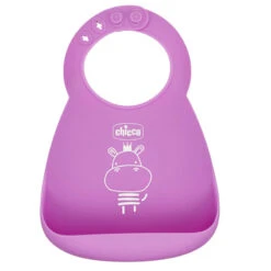 Chicco Bavaglio In Silicone Regolabile E Pieghevole 6m+