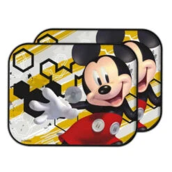 Albri 2pz Tendina Parasole Finestrino Auto - Fantasia Minnie E Mickey Mouse