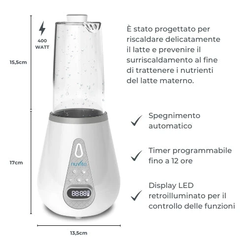 Scaldabiberon E Sterilizzatore Ultraveloce - 1170 4 Scaldabiberon E Sterilizzatore Ultraveloce - 1170 - immagine 4